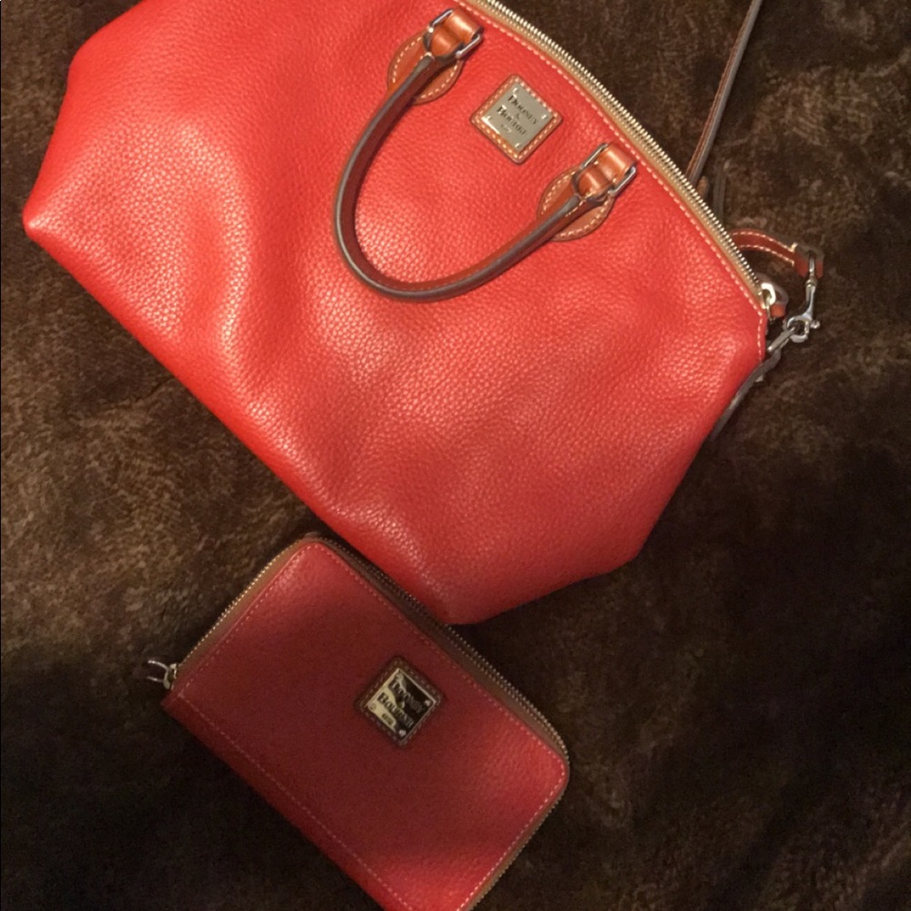 Dooney and Bourke bag and wallet